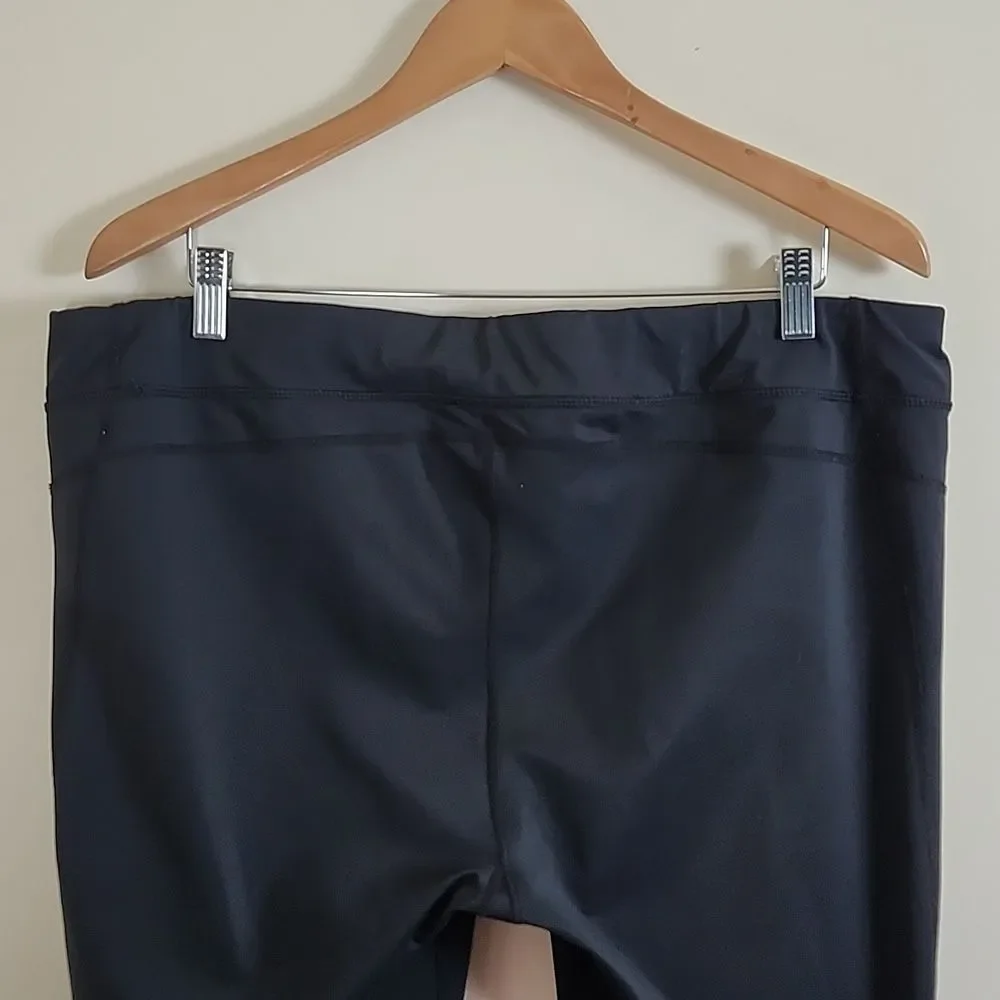 REI Women's Black Yoga Pants w/Elastic Waistband, Size Extra Large Petite (XLP)